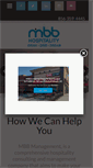 Mobile Screenshot of mbbmanagement.com