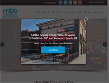Tablet Screenshot of mbbmanagement.com